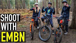 SHOOTING DIRT JUMPS WITH EMBN & TRAIL RIDING!