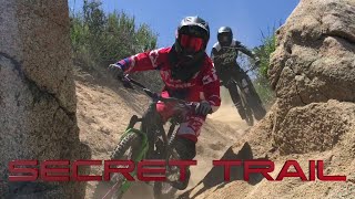 First time Riding this Gnarly Secret DH Trail...