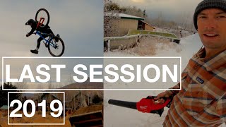 Last Backyard Jump Session before winter!!!