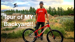 Tour of My Backyard Jumps and Pumptrack!