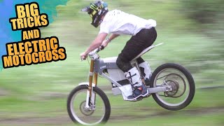 BIG MTB TRICKS AND ELECTRIC MOTOCROSS SHREDDING!