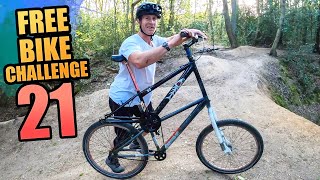 THE FREE BIKE CHALLENGE - PART 21 - TALL BIKE...