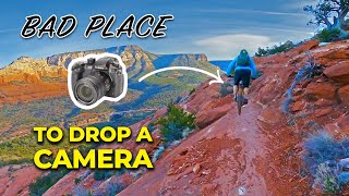 I lost a $2500 camera while mountain biking,...