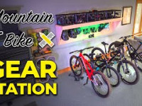 Mountain Bike Gear Station with Integrated...