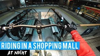 BREAKING into a SHOPPING CENTER at night!