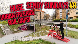 HUGE URBAN MTB FREERIDE, RAIL GAPS &...