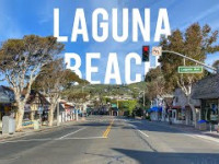 Empty Laguna Beach - Covid-19 -and  the...