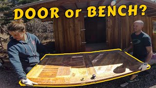 Can we turn this door into a workbench for our...