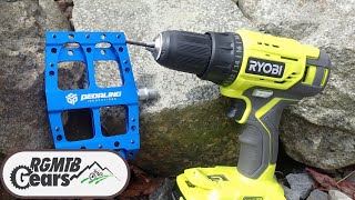 Great hack to install mountain bike flat...