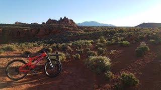An evening ride with the color orange.