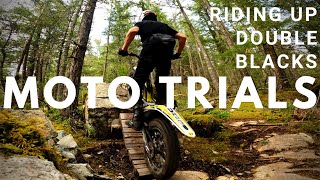 Trying to Ride Up a Double Black Diamond Trail...