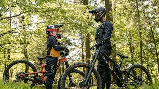 12-jähriger Downhiller trifft 33-jährigen...