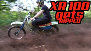 1992 HONDA XR 100 DAY 1 LSD!!!