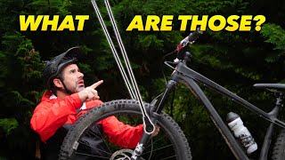 Testing a mountain bike product for plowing...