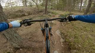 A section of the trail Lovön Runt