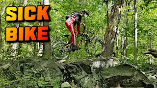Giant Trance 3 Floats Through Rocks