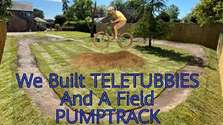 We Built Two *VERY DIFFERENT PUMP TRACKS!!*