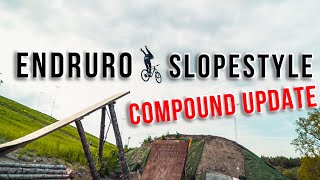 MTB ENDURO SESSION ON HUGE SLOPESTYLE JUMPS!...