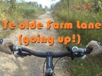 Kelso MTB Rider - Ye olde farm lane (up hill)