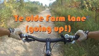 Kelso MTB Rider - Ye olde farm lane (up hill)