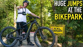 HUGE JUMP LINES AT THE BIKEPARK// BULL TRACK