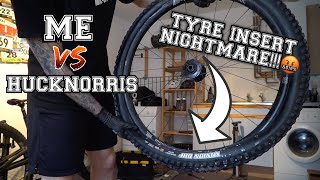 ME VS HUCKNORRIS!!! (TYRE INSERT NIGHTMARE)