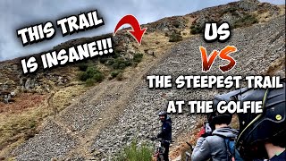 RIDING THE STEEPEST TRAILS AT THE GOLFIE!!! (I...