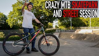 EPIC URBAN MTB RIDING SESSION ON MY DIRT JUMP...