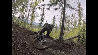 First Ride on a Brand New Trail in Vernon BC