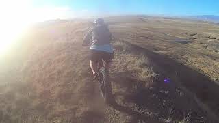 A Fat bike and Mountain bike on the open...