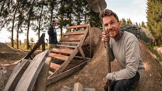 Startturm und neuen Sprung aus Holz für...