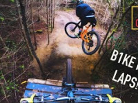 FIRST LAPS AND RIDING NEW FEATURES AT THE BIKE...