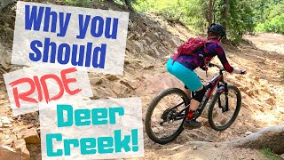 Riding Deer Creek Canyon - my first peek at...