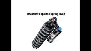 RockShox Kage Coil Spring Swap How To