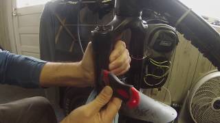 How to Fix scratched fork stanchions