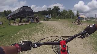 Pauls first bike park Killington