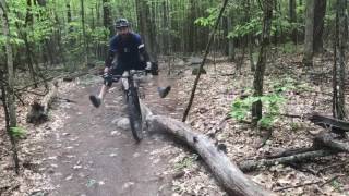 Playing at Gurney Lane Bike Park