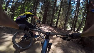 DH MTB Morzine Le Pléney Family Blue