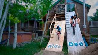 Building a Jump Roll-In with my Kids
