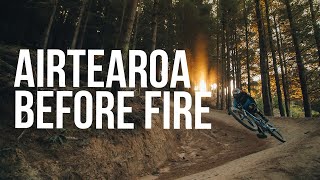 AIRTEAROA mtb trail before and after the fire...