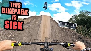 THIS BIKE PARK IS SICK - HUGE JUMPS AND FULL...