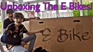 We Unboxed our NEW E-BIKES But What Are They???