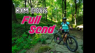 Kim sends her new Trek Roscoe 7 in Bentonville...