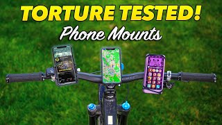 Tested brutally! Bicycle smartphone handlebar...