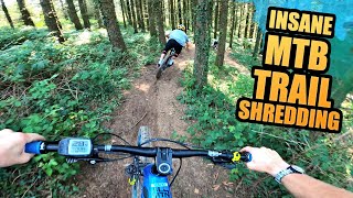 INSANE MTB TRAIL SHREDDING AND SENDING JUMPS!
