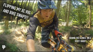 FLIPPING MY XC BIKE AND RIPPING TRAIL!!
