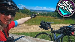 Ist dort schon die Rhön? Bikepacking...