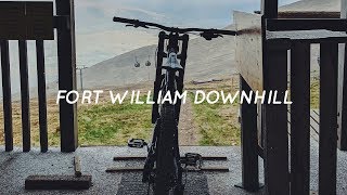 Riding Fort William Downhill Track on an...
