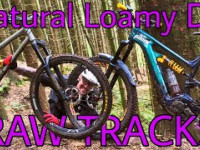 Natural Loamy Downhill Tracks RAW POV FOOTAGE