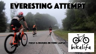 Everesting Attempt: First 6 Hours in 16...